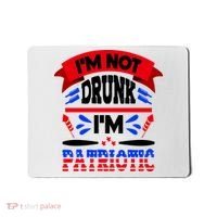 Funny 4th of July Not Drunk Patriotic Mousepad thumb 0