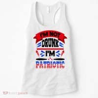Funny 4th of July Not Drunk Patriotic Women's Tank Top thumb 0