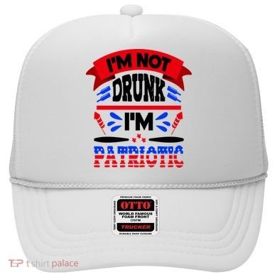 Funny 4th of July Not Drunk Patriotic Hat