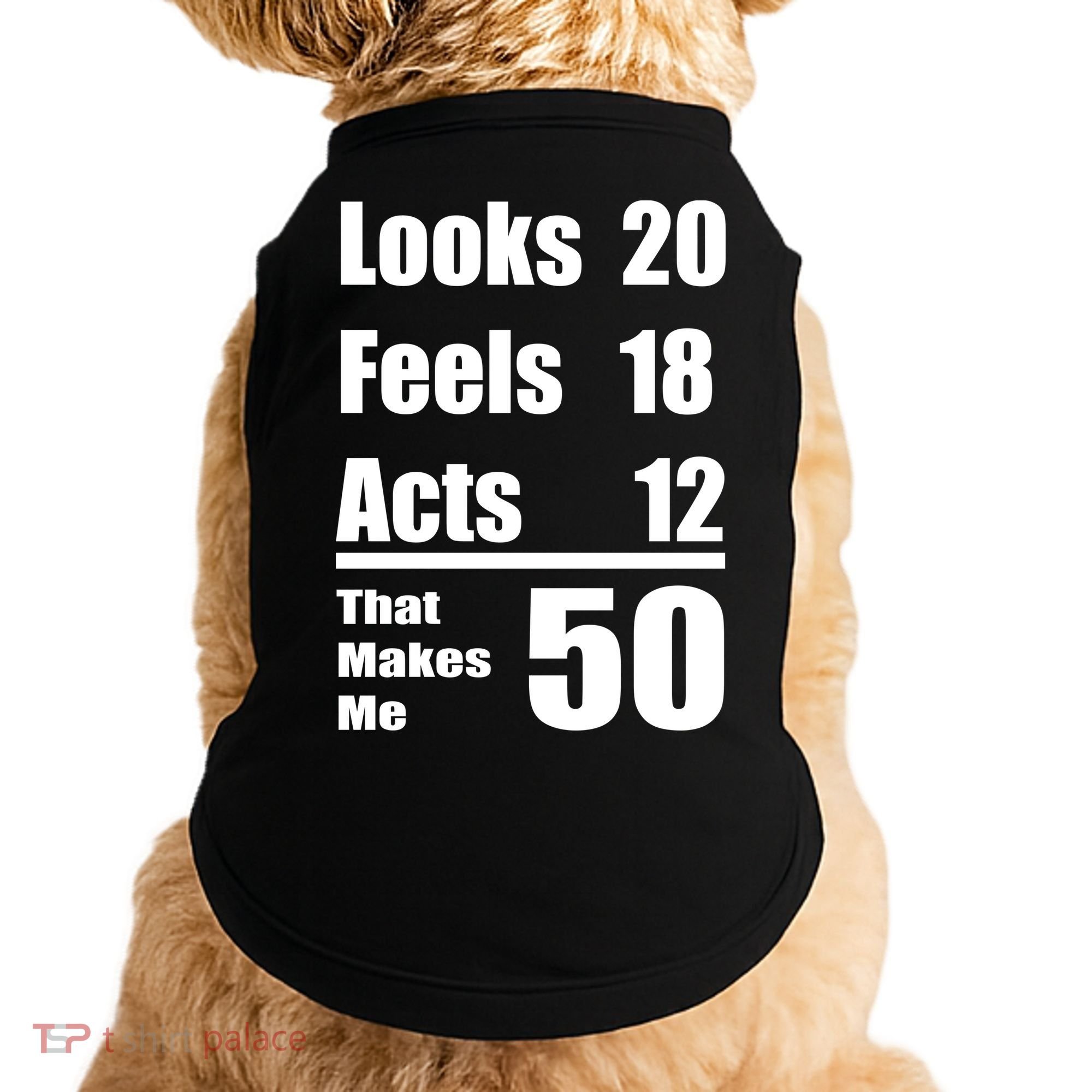 Funny 50th Birthday Fifty Years Doggie Tank