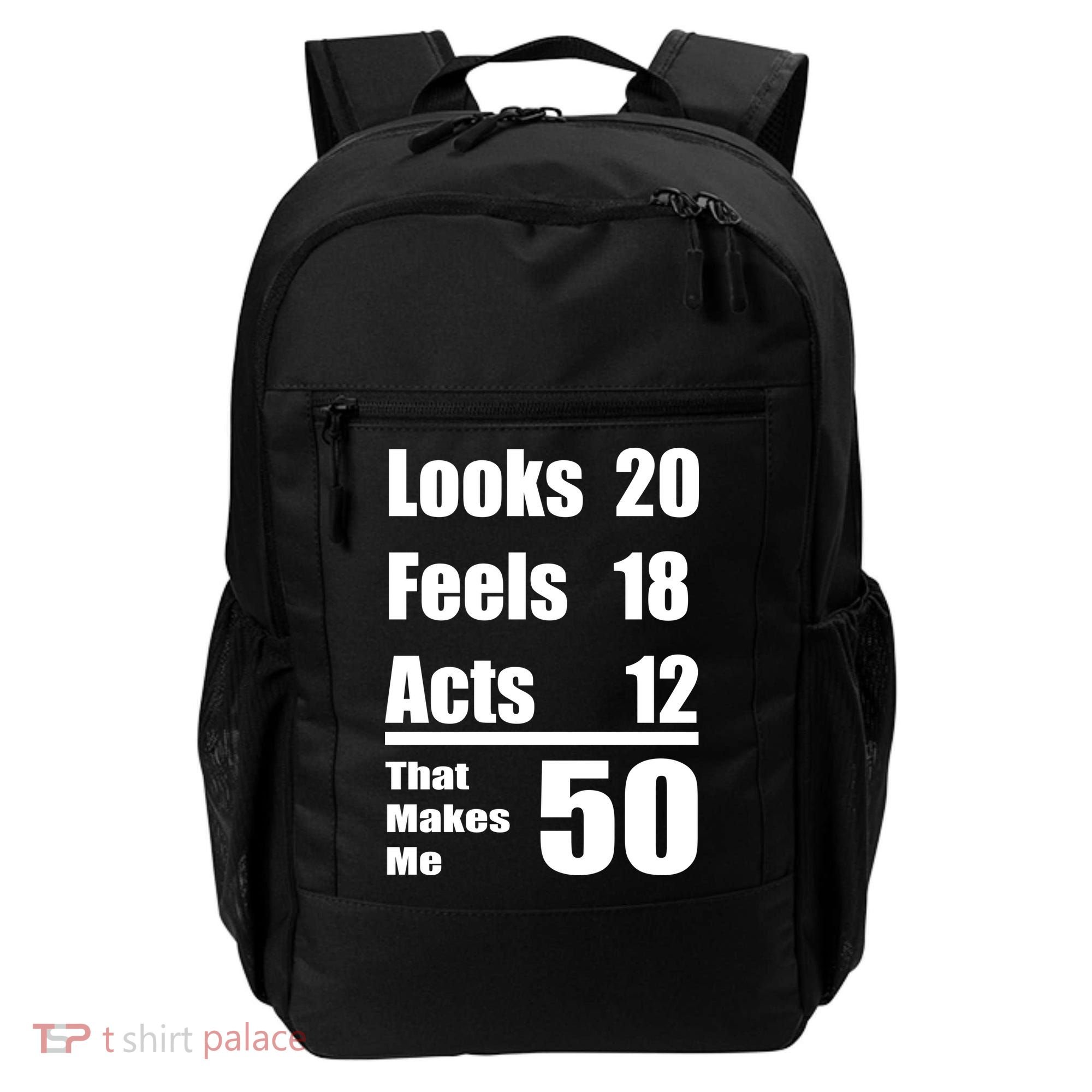 Funny 50th Birthday Fifty Years Backpack