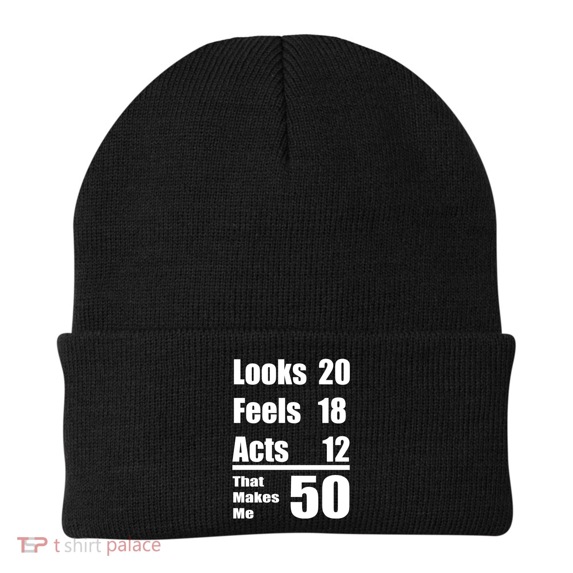 Funny 50th Birthday Fifty Years Beanie