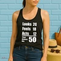 Funny 50th Birthday Fifty Years Women's Tank Top thumb 2