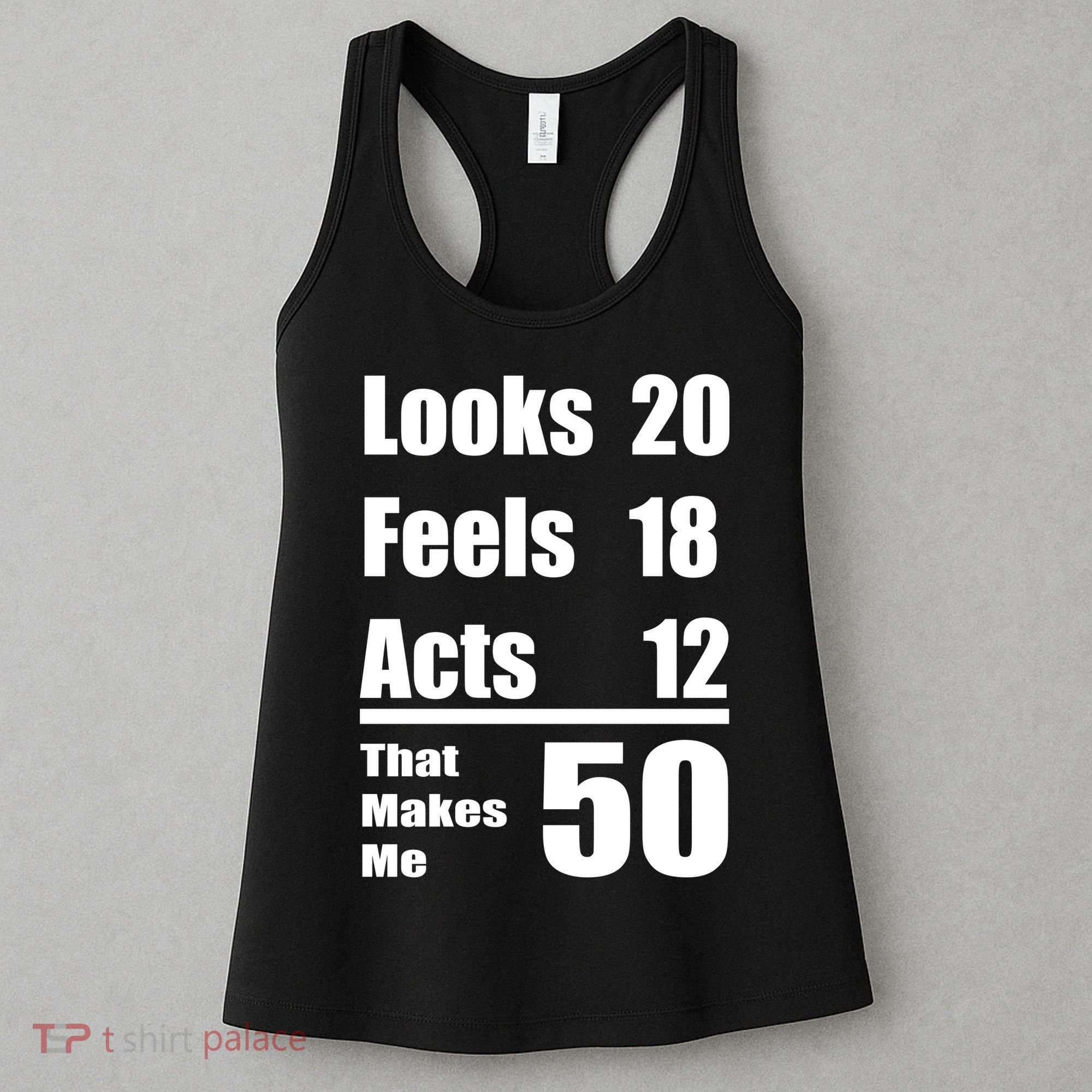 Funny 50th Birthday Fifty Years Women's Tank Top