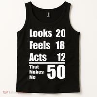 Funny 50th Birthday Fifty Years Tank Top thumb 2