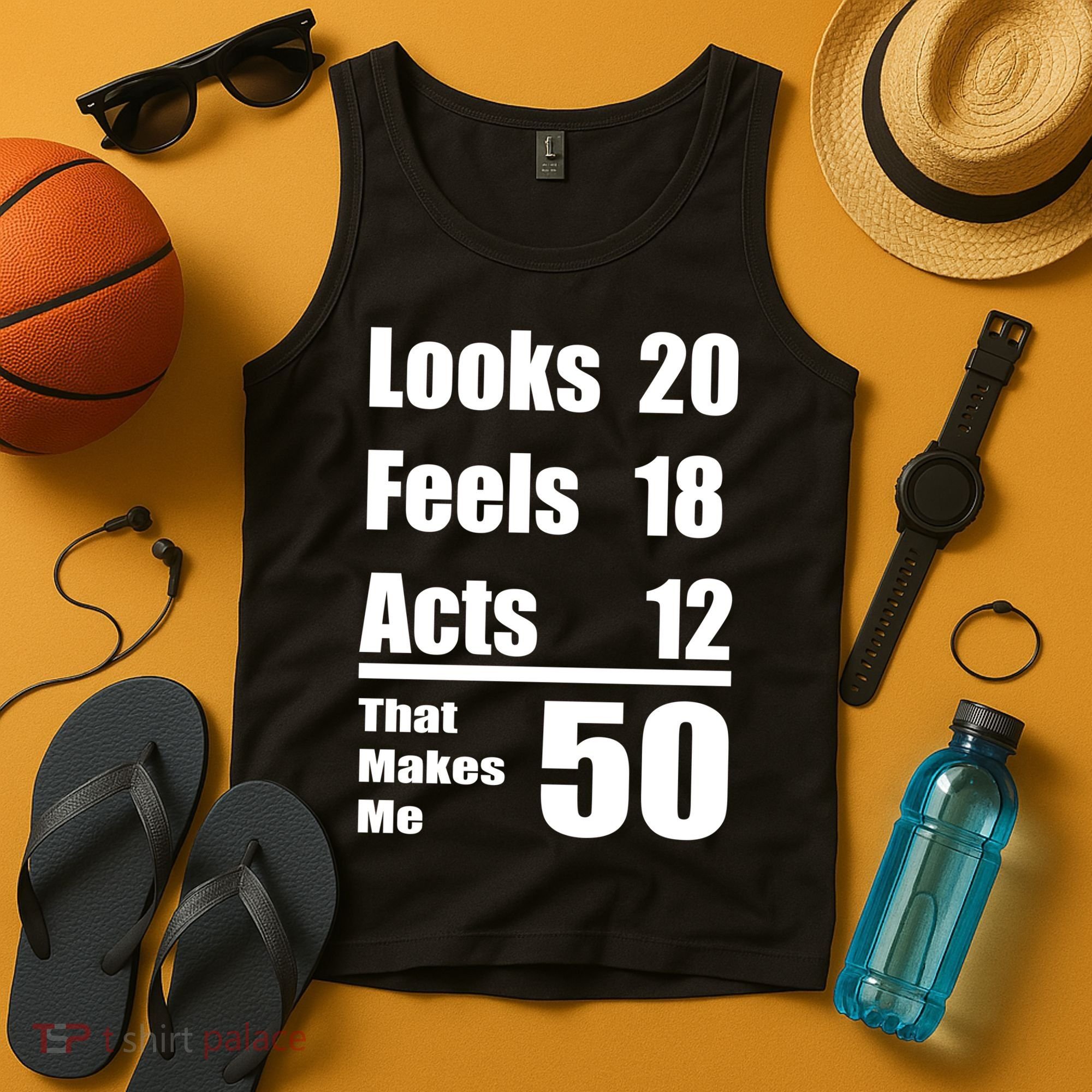 Funny 50th Birthday Fifty Years Tank Top