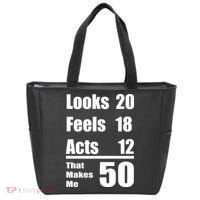 Funny 50th Birthday Fifty Years Tote Bag thumb 0