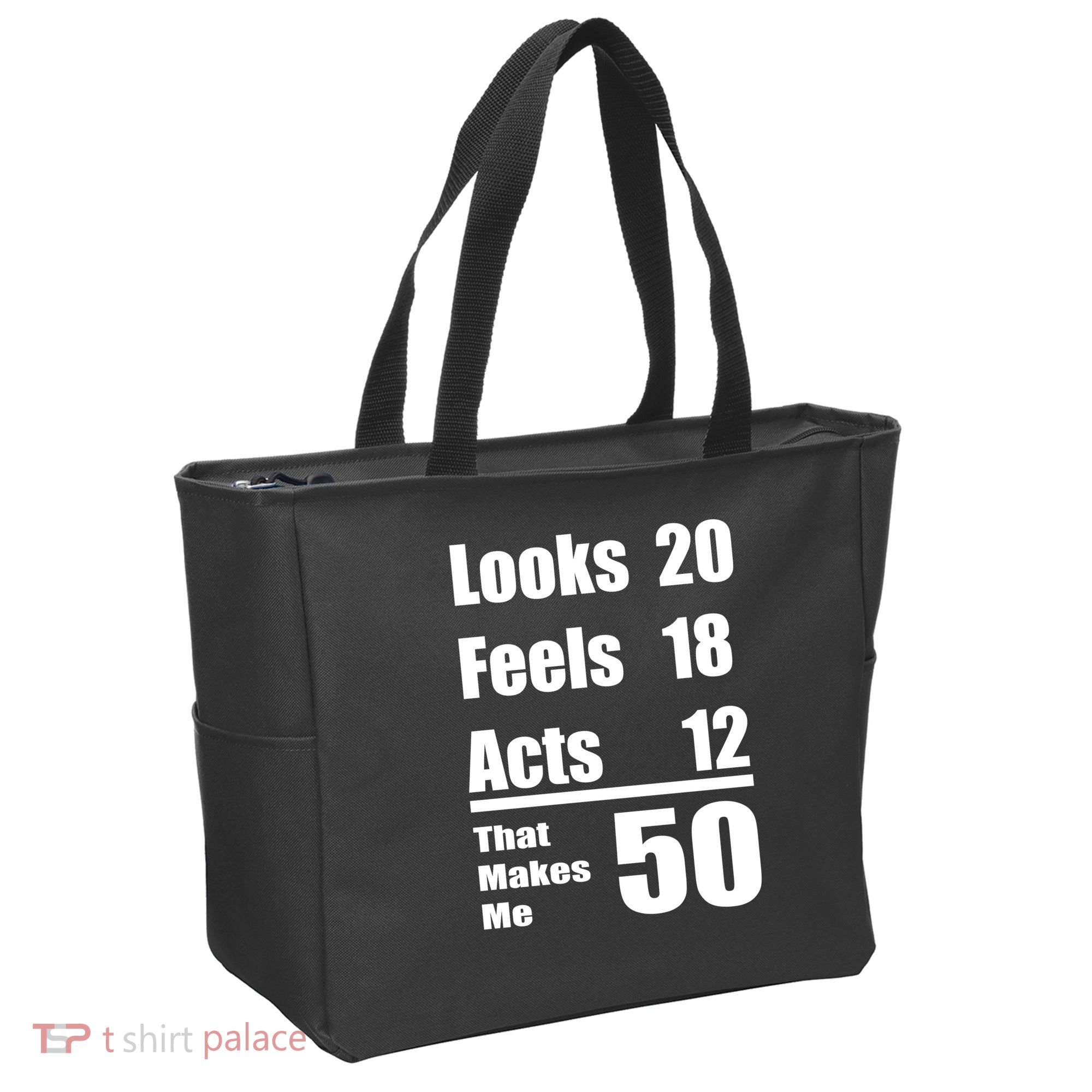 Funny 50th Birthday Fifty Years Tote Bag