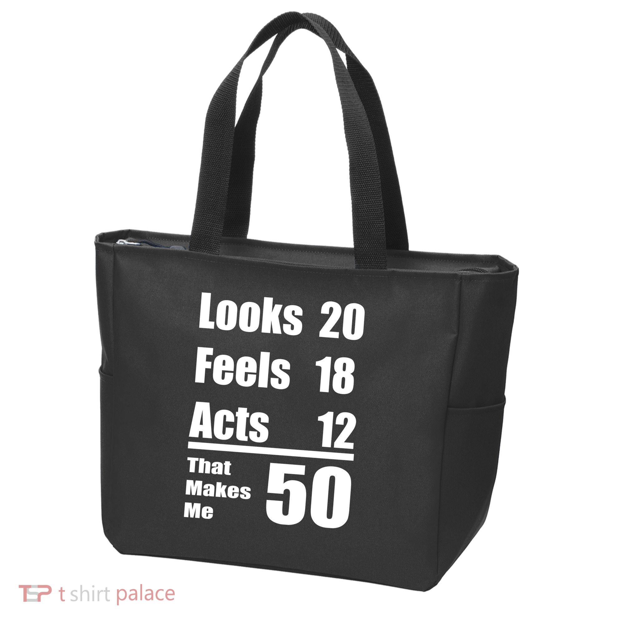 Funny 50th Birthday Fifty Years Tote Bag