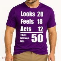 Funny 50th Birthday Fifty Years Cooling Performance Crew T-Shirt thumb 2