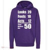 Funny 50th Birthday Fifty Years Hoodie thumb 0