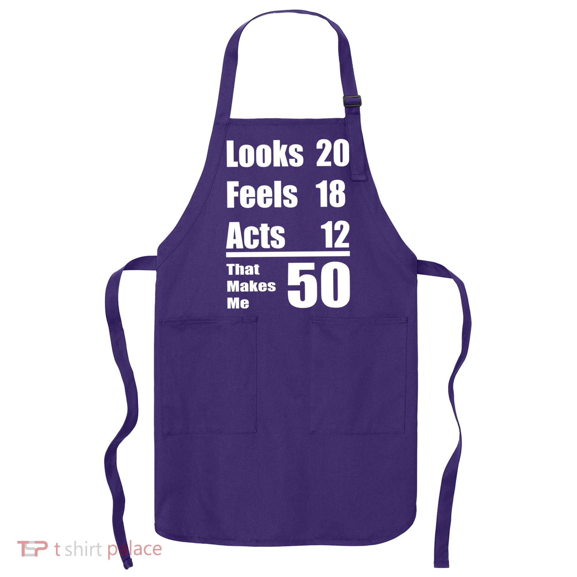 Funny 50th Birthday Fifty Years Apron