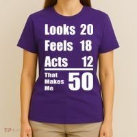 Funny 50th Birthday Fifty Years T-Shirt thumb 4