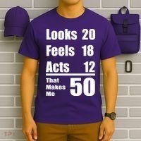 Funny 50th Birthday Fifty Years T-Shirt thumb 6