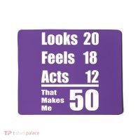 Funny 50th Birthday Fifty Years Mousepad thumb 0