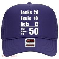 Funny 50th Birthday Fifty Years Hat thumb 0