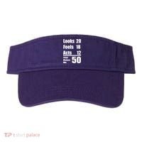 Funny 50th Birthday Fifty Years Visor thumb 0