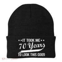 Funny 70th Birthday Look This Good Beanie thumb 0