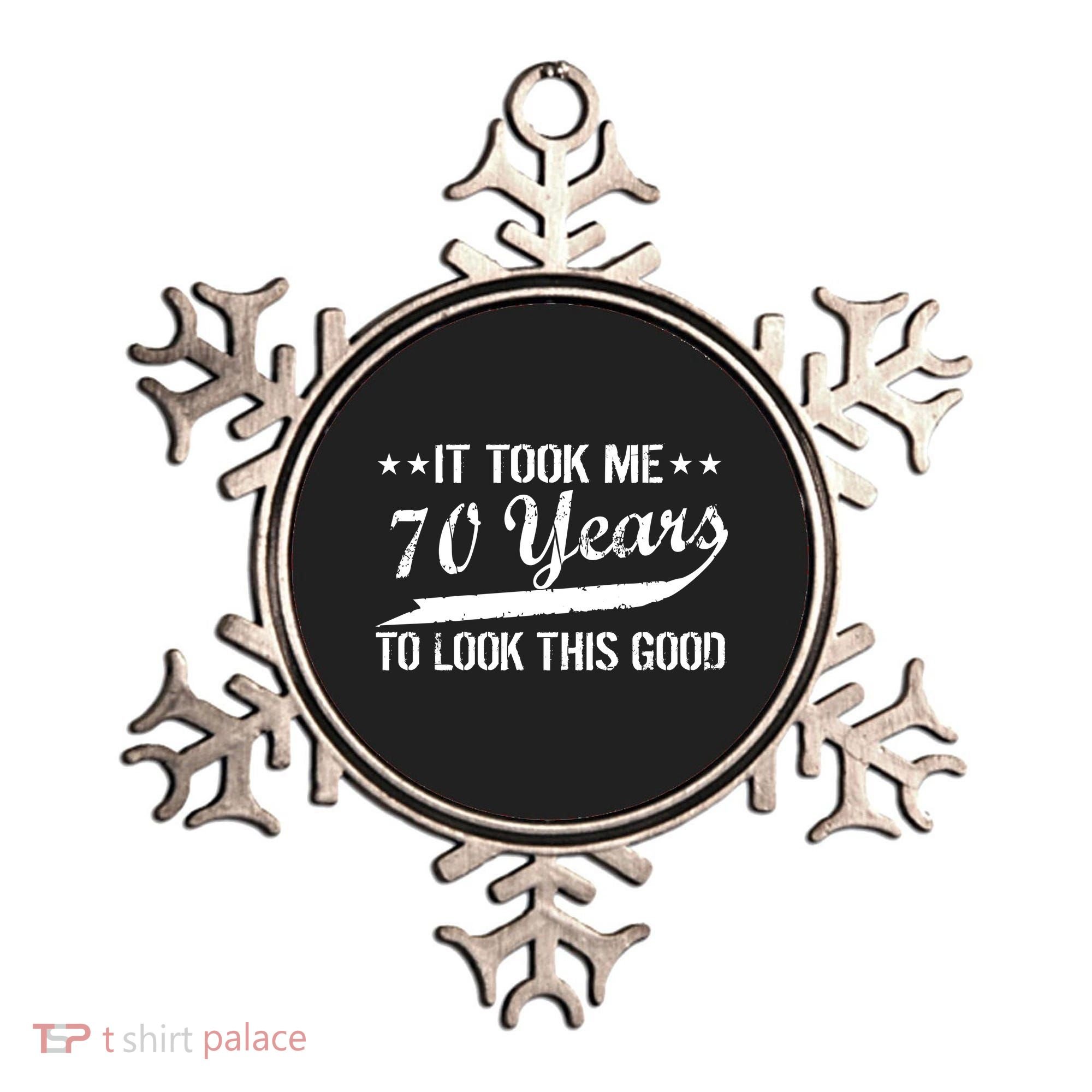 Funny 70th Birthday Look This Good Ornament