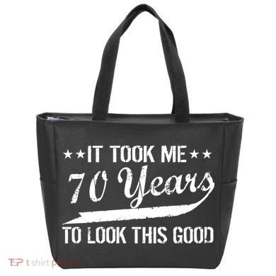 Funny 70th Birthday Look This Good Tote Bag