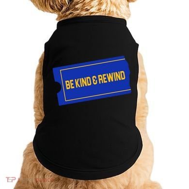 Funny 90s Be Kind Rewind Doggie Tank