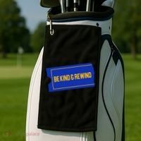 Funny 90s Be Kind Rewind Golf Towel thumb 2