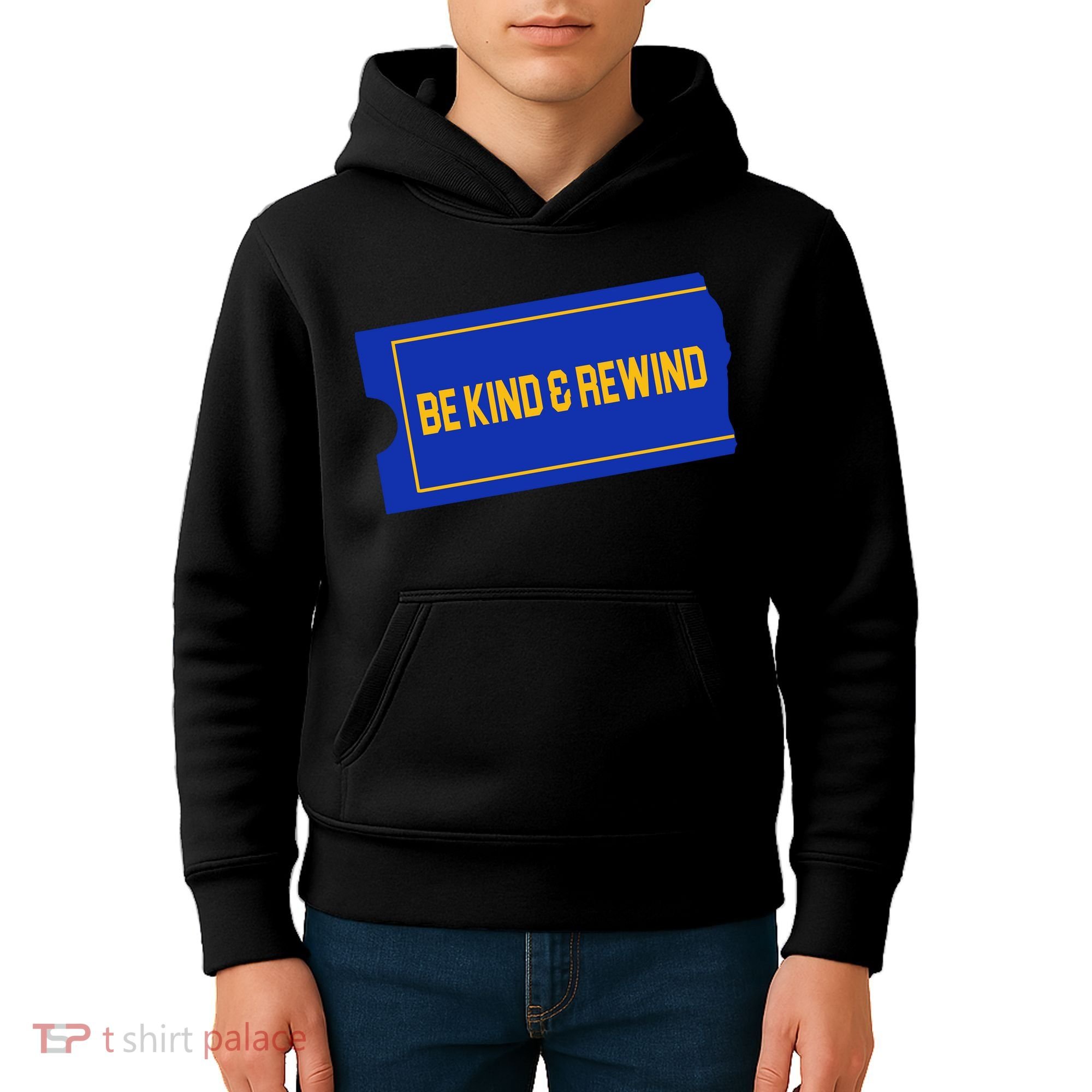 Funny 90s Be Kind Rewind Kids Hoodie