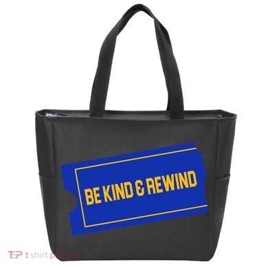 Funny 90s Be Kind Rewind Tote Bag
