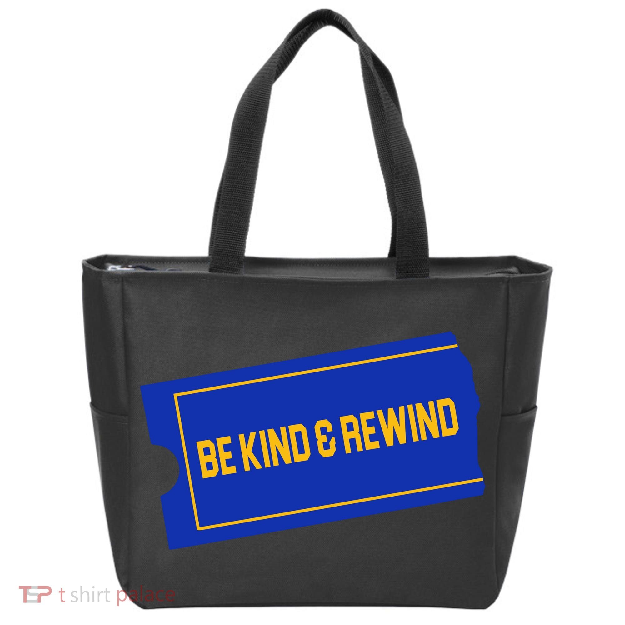 Funny 90s Be Kind Rewind Tote Bag