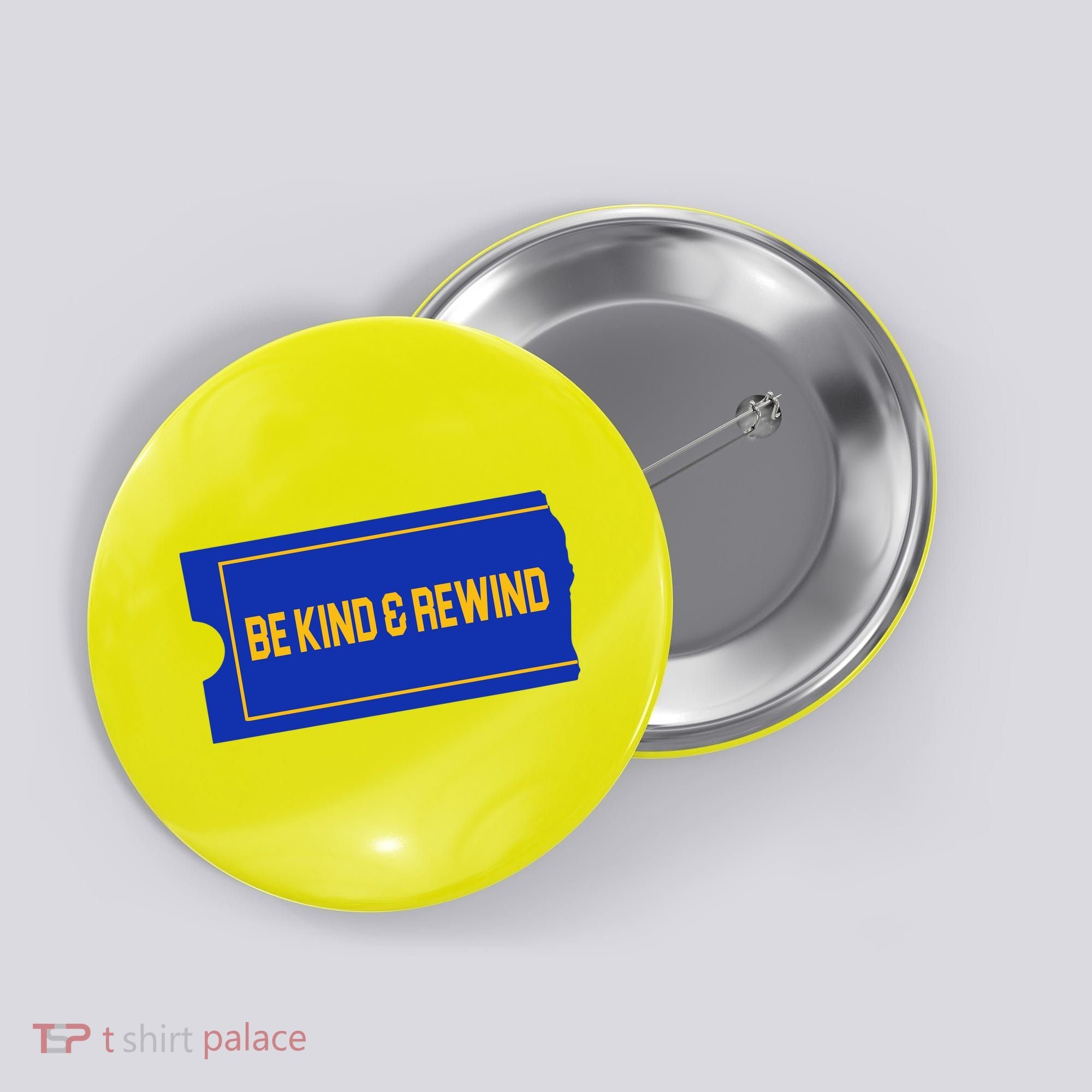 Funny 90s Be Kind Rewind Button