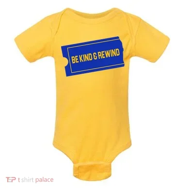 Funny 90s Be Kind Rewind Baby Bodysuit
