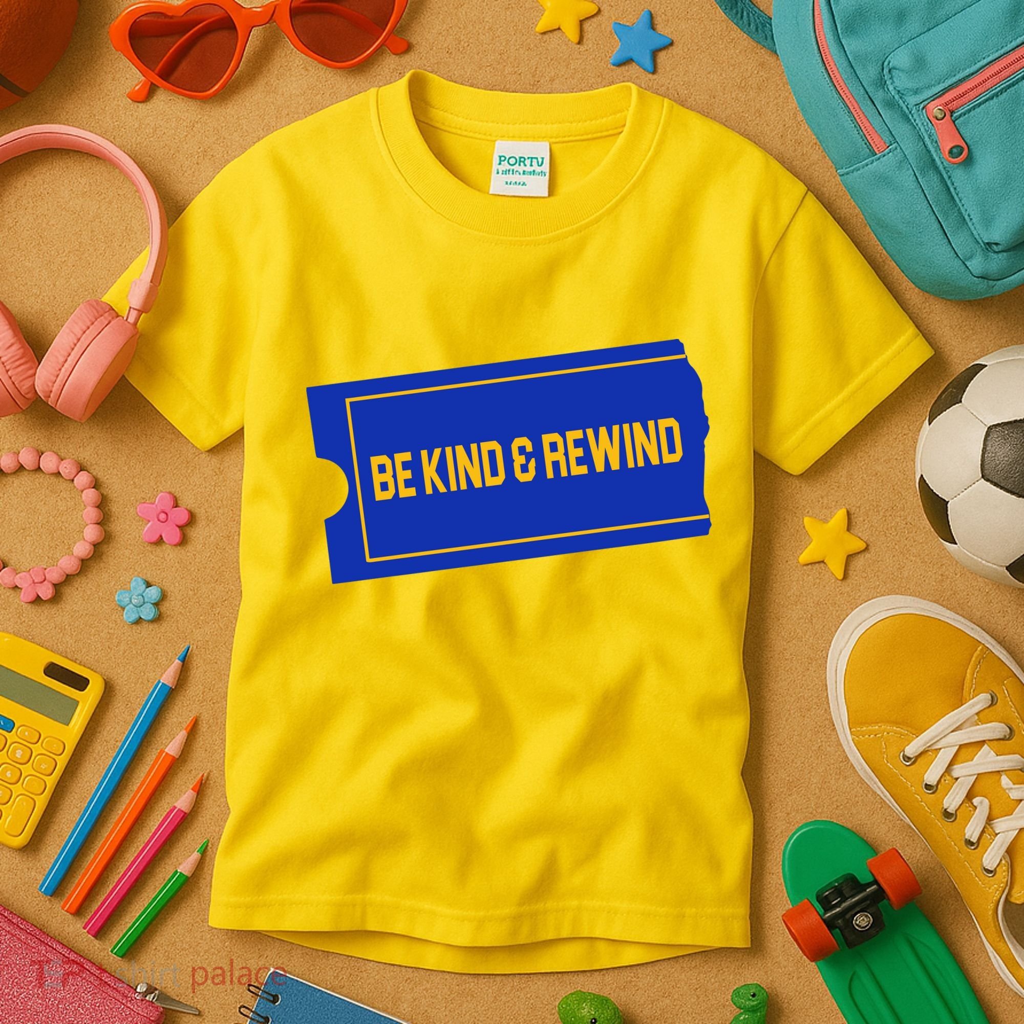 Funny 90s Be Kind Rewind Kids T-Shirt