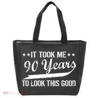 Funny 90th Birthday: It Took Me 90 Years To Look This Good Tote Bag thumb 0