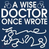Funny A Wise Doctor Once Wrote Beanie thumb 2