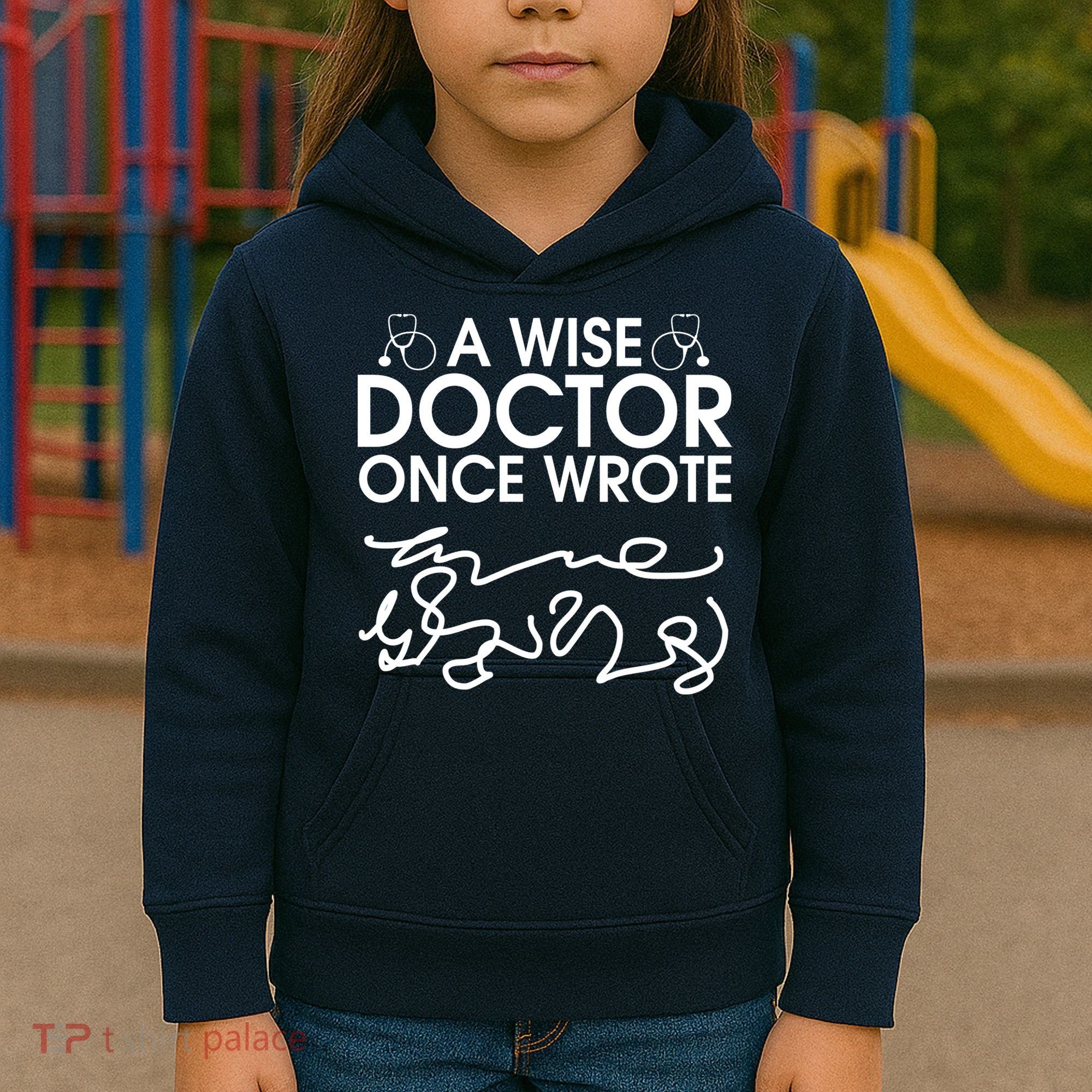 Funny A Wise Doctor Once Wrote Kids Hoodie