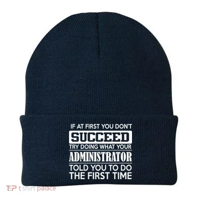 Funny Administrator Beanie