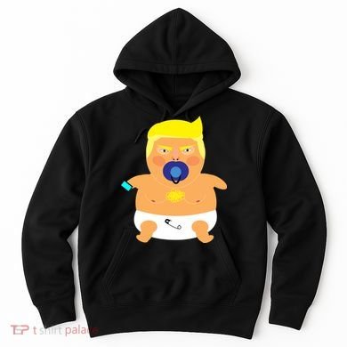 Funny Angry Baby Trump Balloon Hoodie