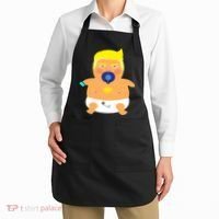 Funny Angry Baby Trump Balloon Apron thumb 2