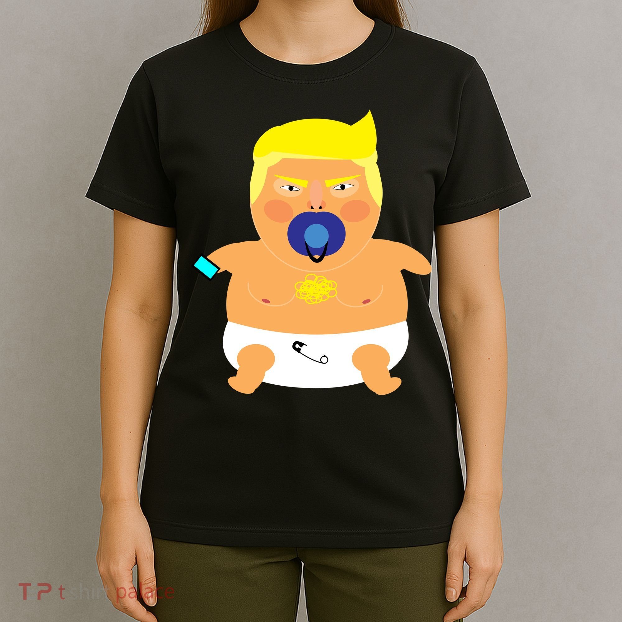 Funny Angry Baby Trump Balloon T-Shirt