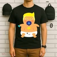 Funny Angry Baby Trump Balloon T-Shirt thumb 6