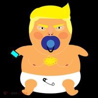 Funny Angry Baby Trump Balloon Coffee Mug thumb 5