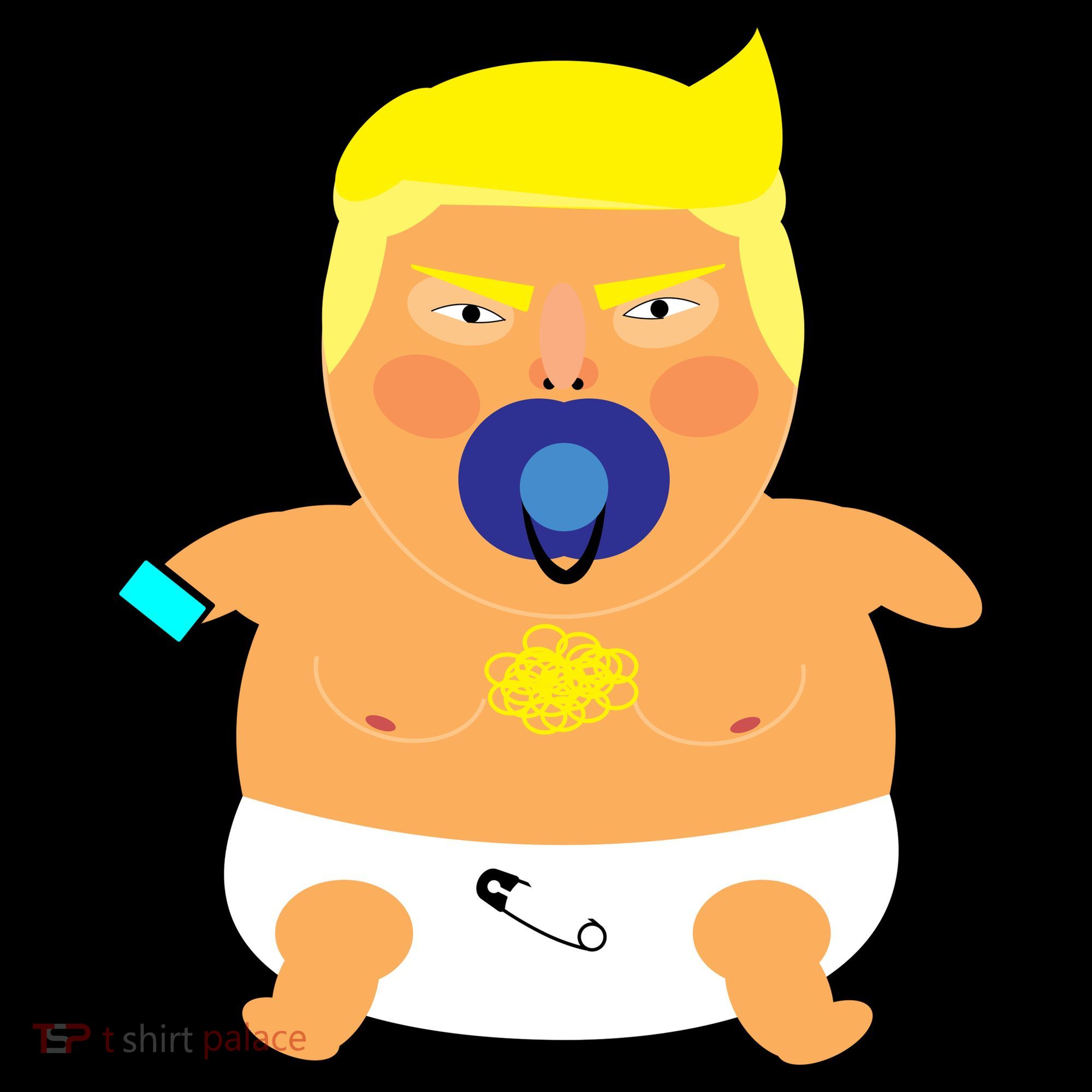 Funny Angry Baby Trump Balloon Coffee Mug