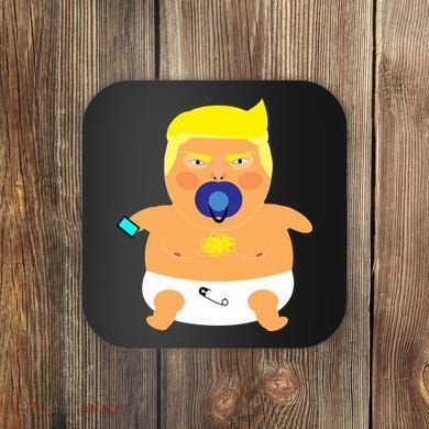 Funny Angry Baby Trump Balloon Coaster