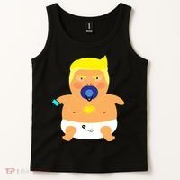 Funny Angry Baby Trump Balloon Tank Top thumb 2