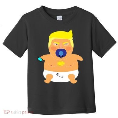 Funny Angry Baby Trump Balloon Toddler T-Shirt