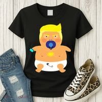 Funny Angry Baby Trump Balloon Women's T-Shirt thumb 3