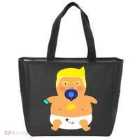 Funny Angry Baby Trump Balloon Tote Bag thumb 0
