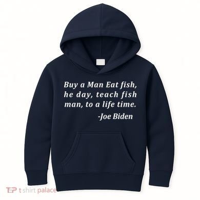 Funny Anti Joe Biden Quote Stumbles His Words Kids Hoodie