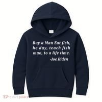 Funny Anti Joe Biden Quote Stumbles His Words Kids Hoodie thumb 0