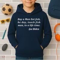 Funny Anti Joe Biden Quote Stumbles His Words Kids Hoodie thumb 2